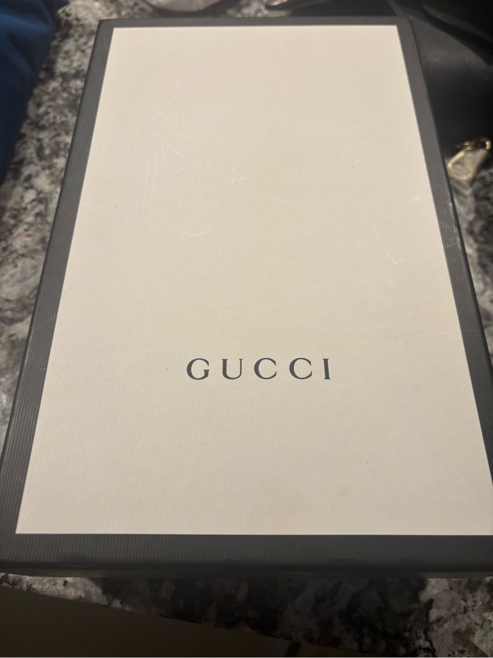 Gucci Pink Embossed Logo Slide Sandals - Picture 7 of 8